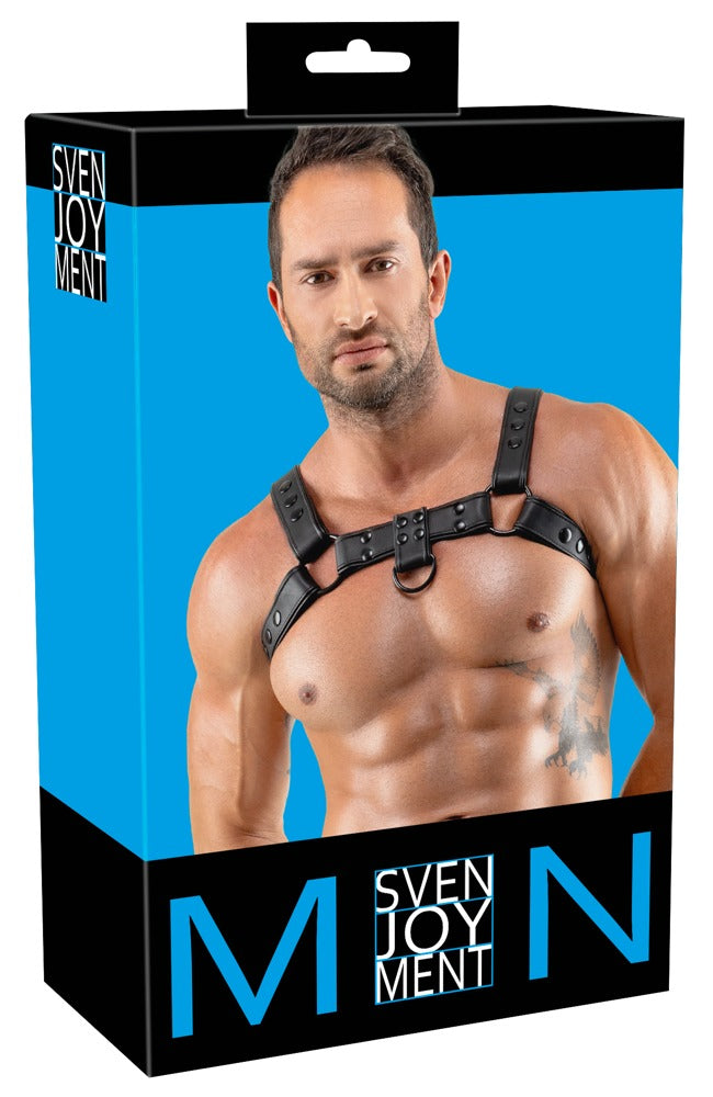 Arnés de Pecho Svenjoyment Negro - Piel Sintética Vegana