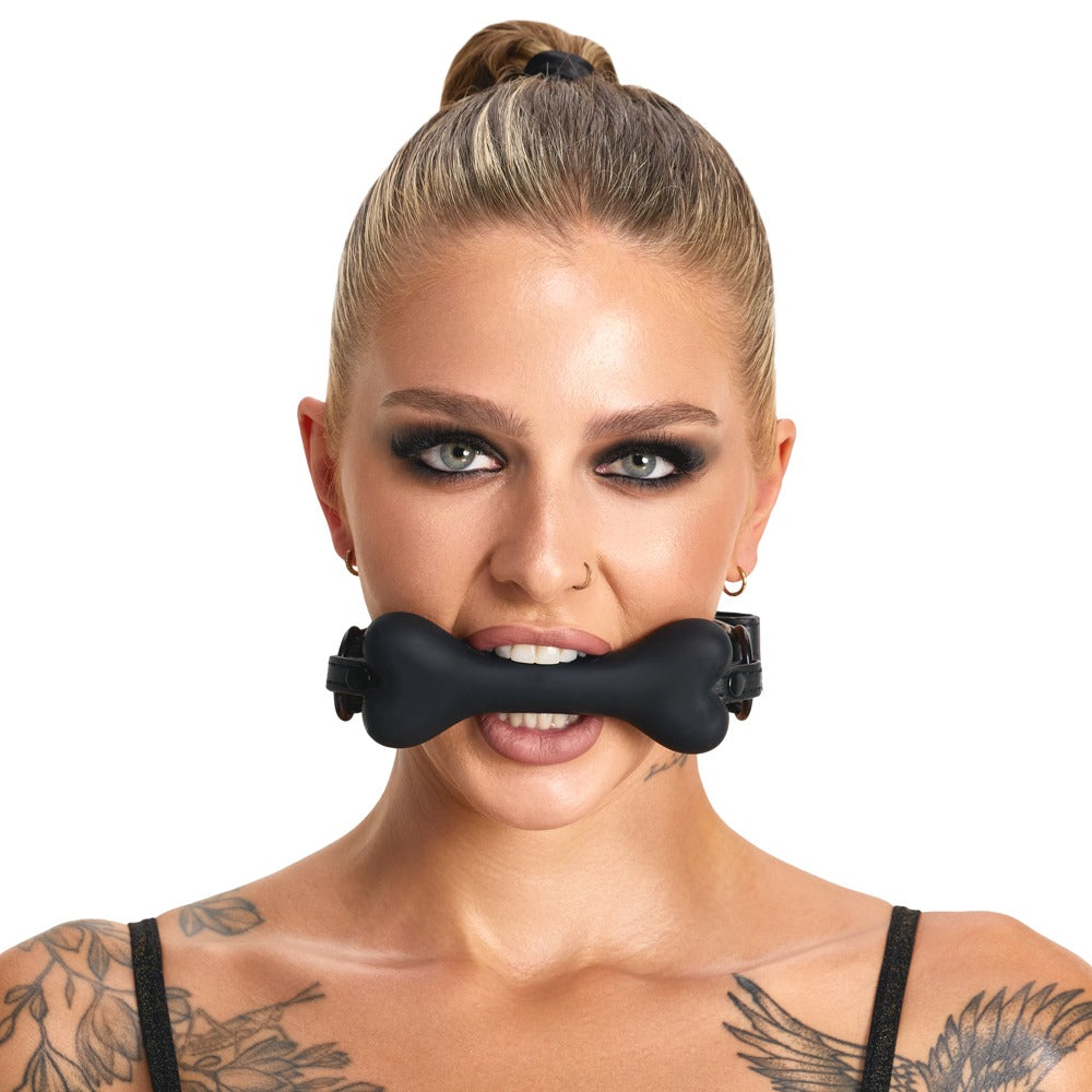 Bad Kitty Gag Dog Bone - Mordaza de Silicona con Diseño de Hueso