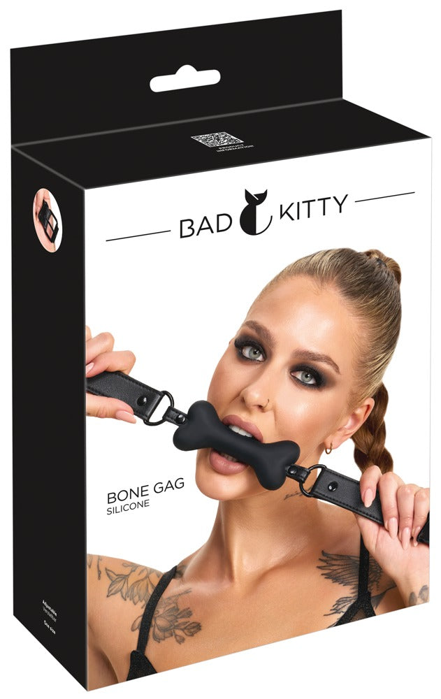 Bad Kitty Gag Dog Bone - Mordaza de Silicona con Diseño de Hueso