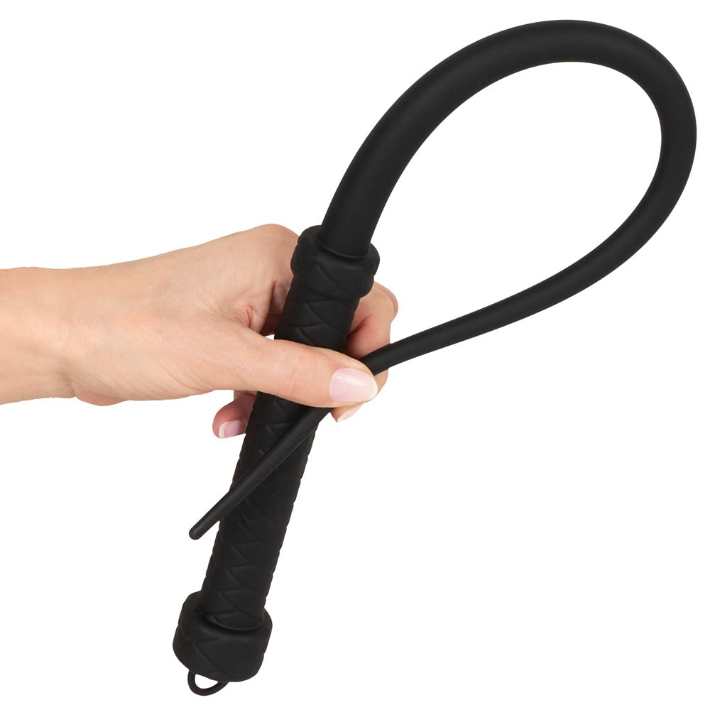 Bad Kitty Whip Silicone - Fusta de Silicona Negra