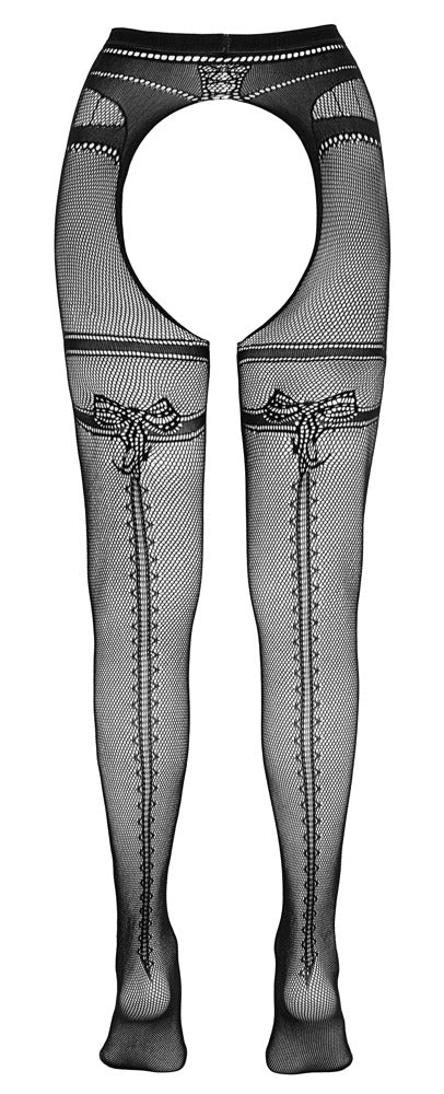 Medias Rejilla sin Entrepierna Cottelli Legwear L/XL