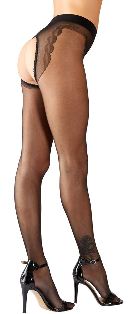 Medias Crotchless Tights 4 Cottelli Legwear - 20 Den