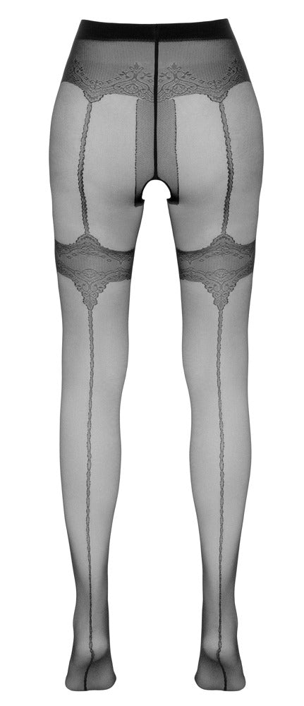 Medias Cottelli Legwear Crotchless Tights 3 - Diseño Abierto