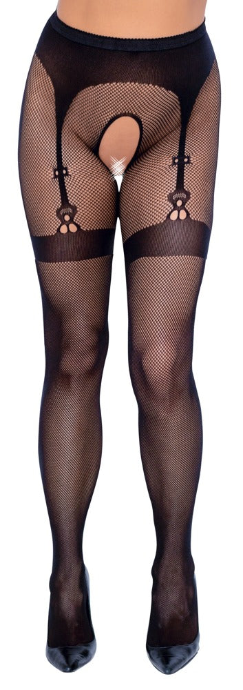 Tights Net S-L - Medias de Malla Cottelli Legwear