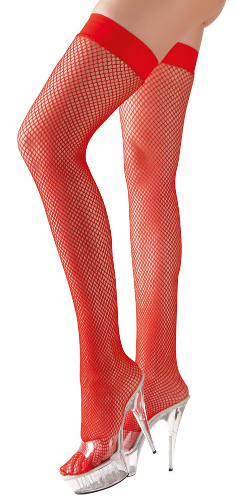 Hold-up Stockings Rojo Talla S - Cottelli Legwear
