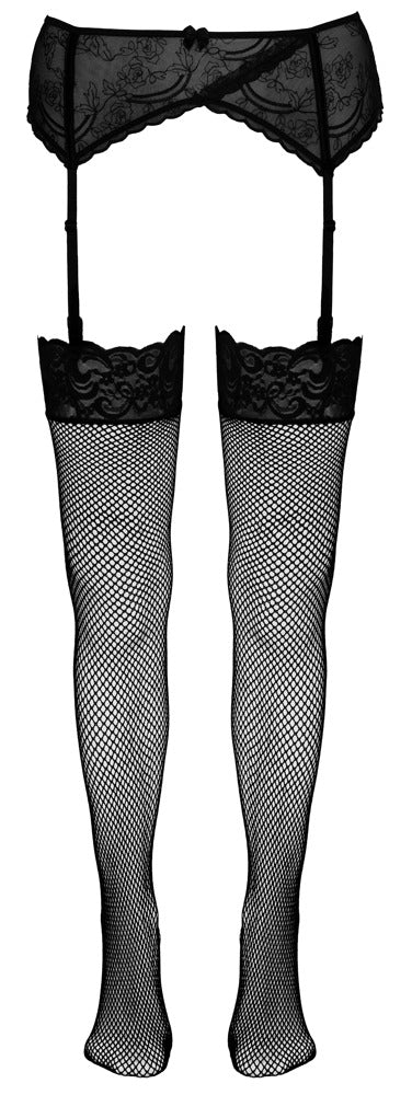 Net Stockings Lace S/M - Medias de Malla Cottelli Legwear