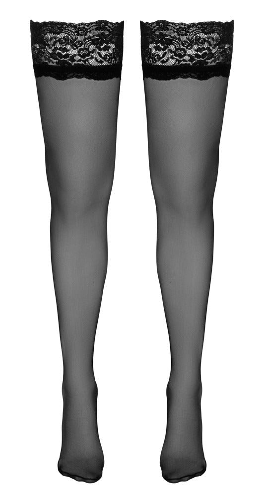 Hold-up Stockings Black 5 - Medias de Sujeción Cottelli Legwear