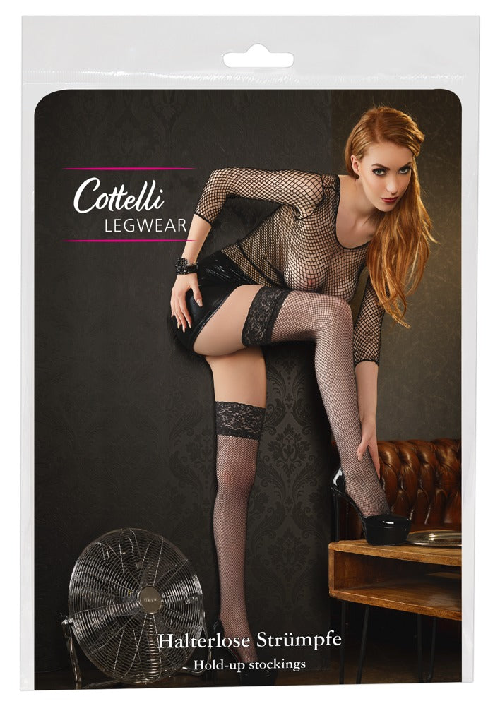 Hold-up Net Stockings 2 - Medias Stay-up de Encaje Cottelli