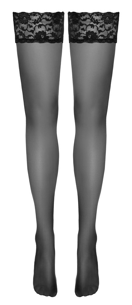 HoldUp Stock BL 2 - Medias de Sujeción con Encaje Cottelli Legwear
