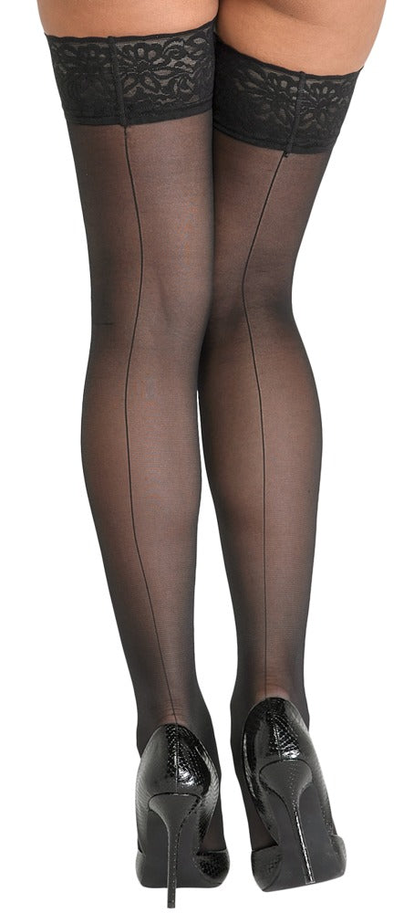 Hold-ups Seam 5 Cottelli Legwear - Medias con Costura y Encaje