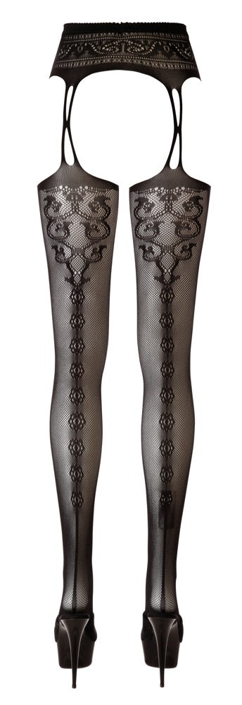 Medias con Tirantes Cottelli Legwear - Diseño Seductor L/XL