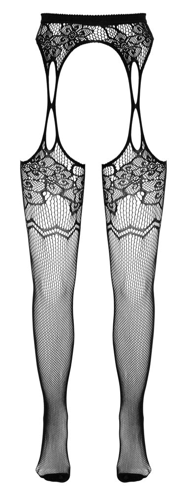 Medias de Tirantes Cottelli Legwear - Diseño Floral S-L