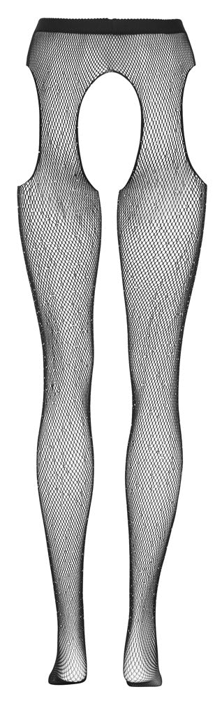 Sex Tights S-L Cottelli Legwear - Mallas de Malla con Purpurina
