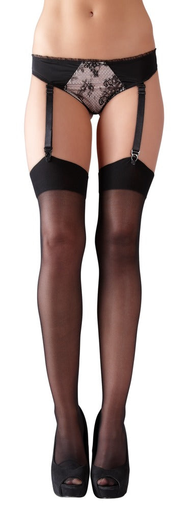 Stockings Black 2 - Medias Negras Cottelli Legwear