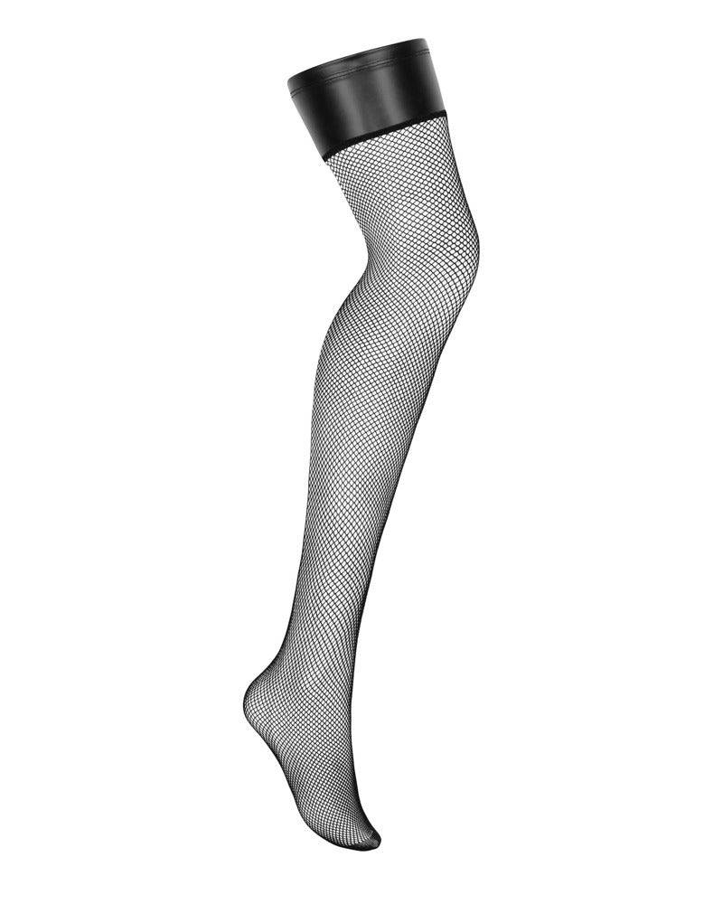OBS Stocking S/M - Medias Negras con Tirantes Darkessia