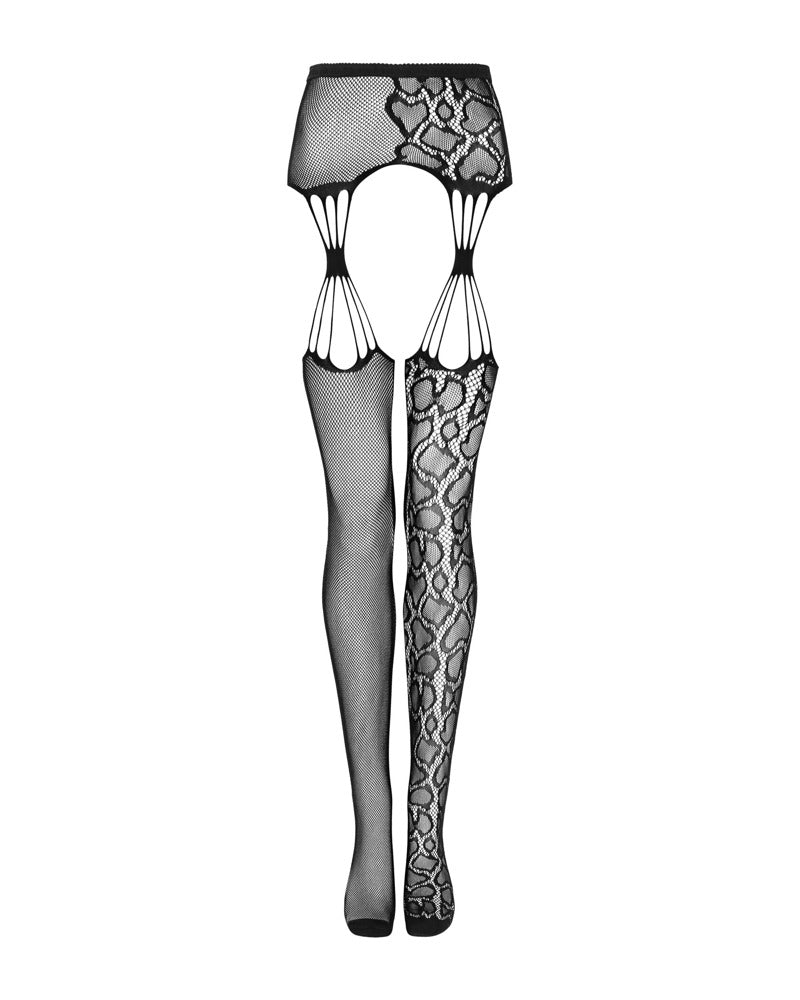 OBS Stockings S-L Medias con Tirantes Obsessive