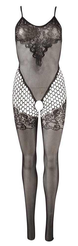 Catsuit Lace S-L Negro con Encaje - No:Xqse