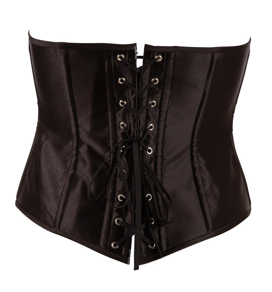 Corset Open Cup M Cottelli PARTY - Corsé sin Busto con Cierre de Gancho