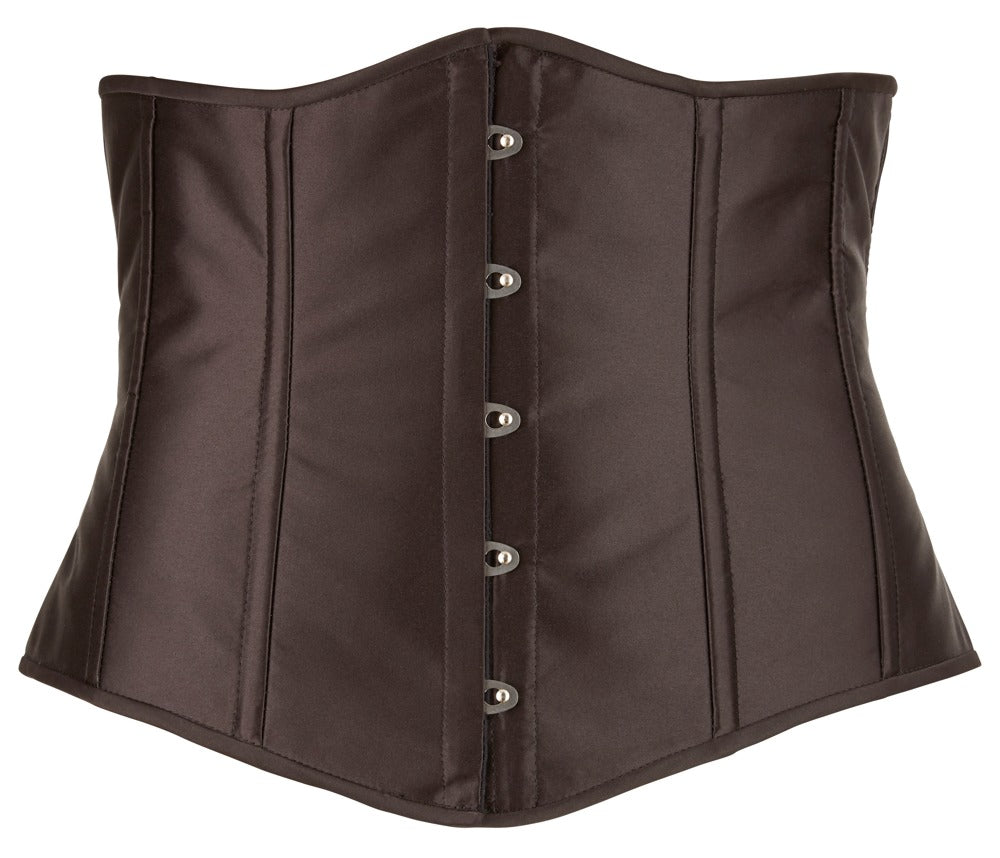 Corset Underbust 3XL Cottelli Curves Negro Satén