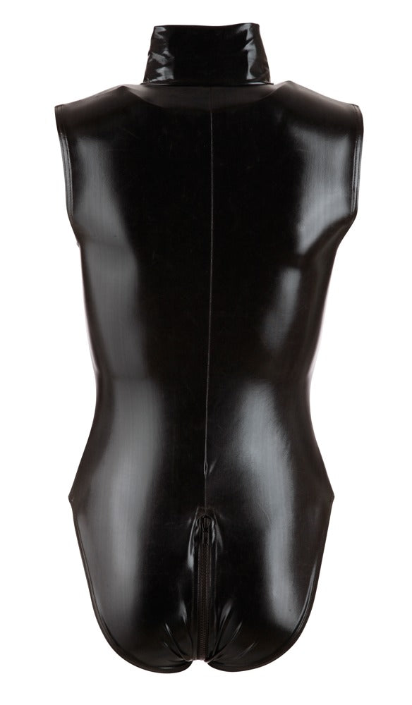 Body con Cremallera XL Cottelli PARTY - Cuerpo Negro Elástico