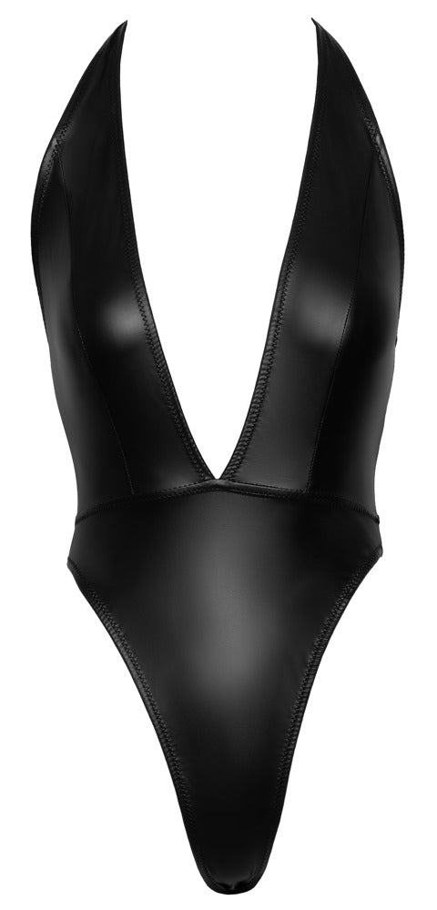 Body Matte Look M Cottelli Party - Halterneck con Abertura Trasera