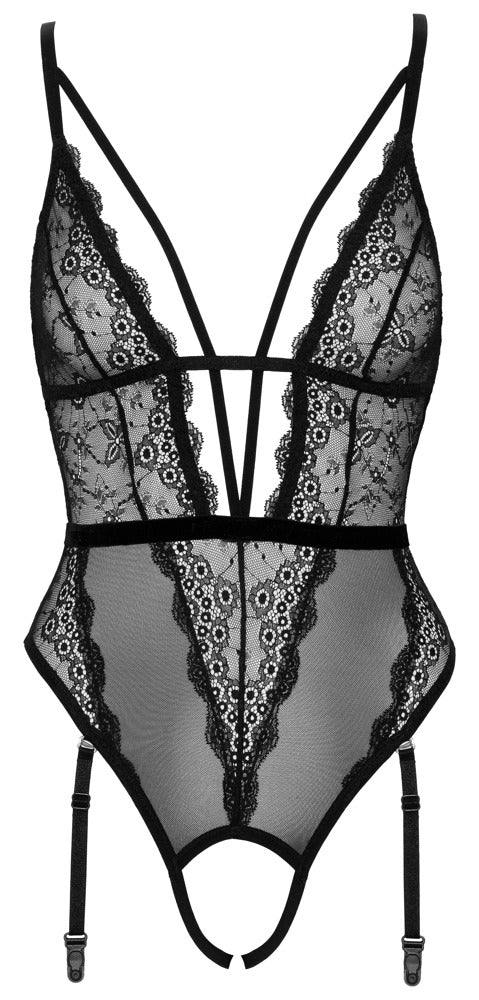 Body Pear String M - Cottelli Lingerie Encaje Transparente