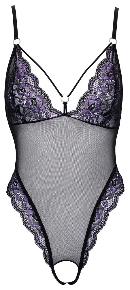 Body Lace XL Cottelli Lingerie - Encaje Floral y Powernet