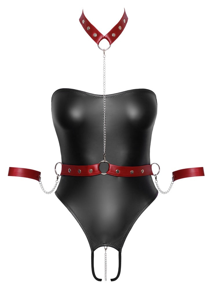 Tubebody Bondage XL Cottelli - Body sin tirantes con arnés desmontable