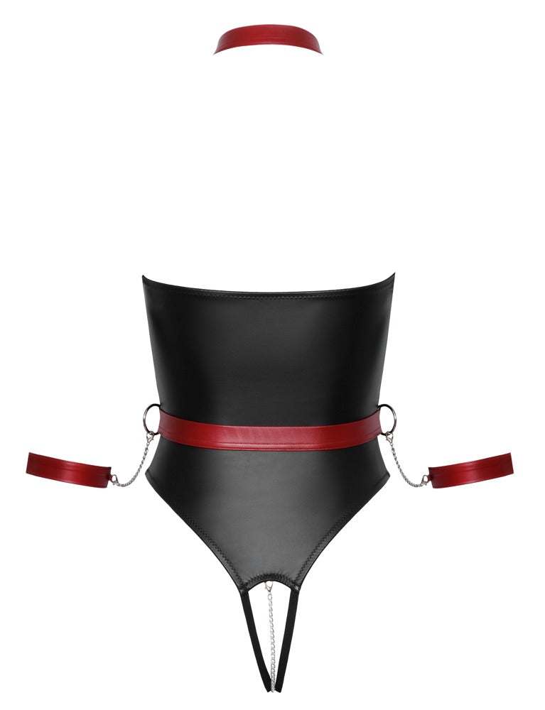 Tubebody Bondage XL Cottelli - Body sin tirantes con arnés desmontable