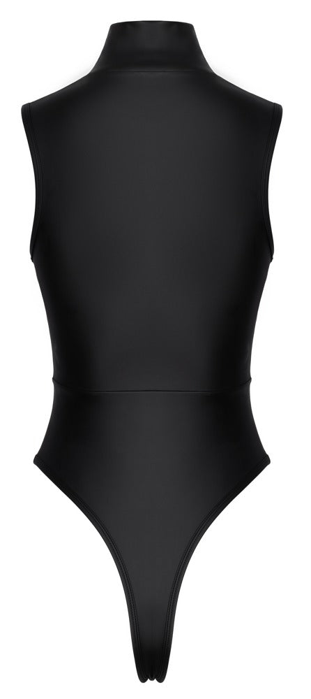 Body Rhinestone Zip M Cottelli PARTY - Cremallera Strass Negro Mate