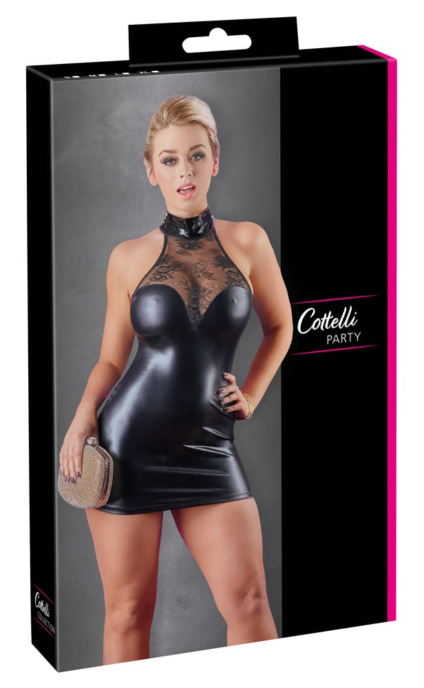 Vestido Fiesta Cottelli PARTY Negro con Encaje - Talla S