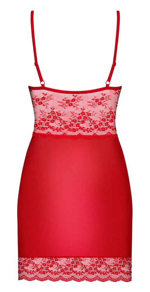 Vestido Lencero Obsessive Lovica Rojo Talla 2XL