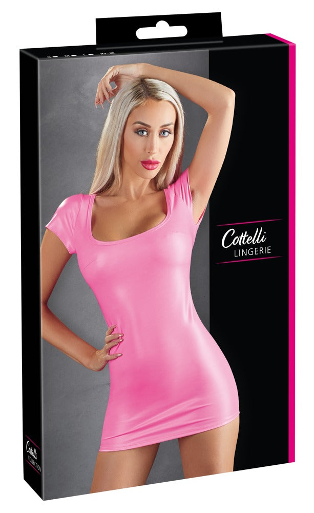 Vestido Fiesta Hot Pink Talla L - Cottelli Party