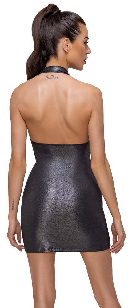 Dress Silver S - Vestido Fiesta Plateado Cottelli PARTY