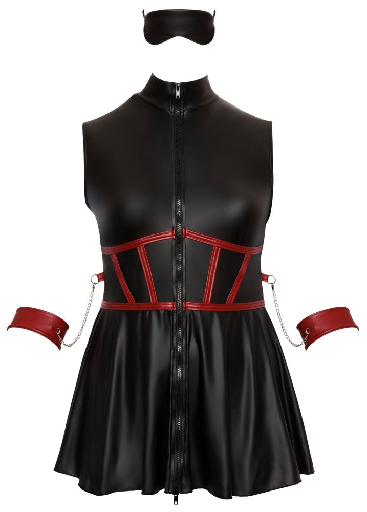 Dress Bodice XL Cottelli BONDAGE - Vestido Corto Ajustado Negro