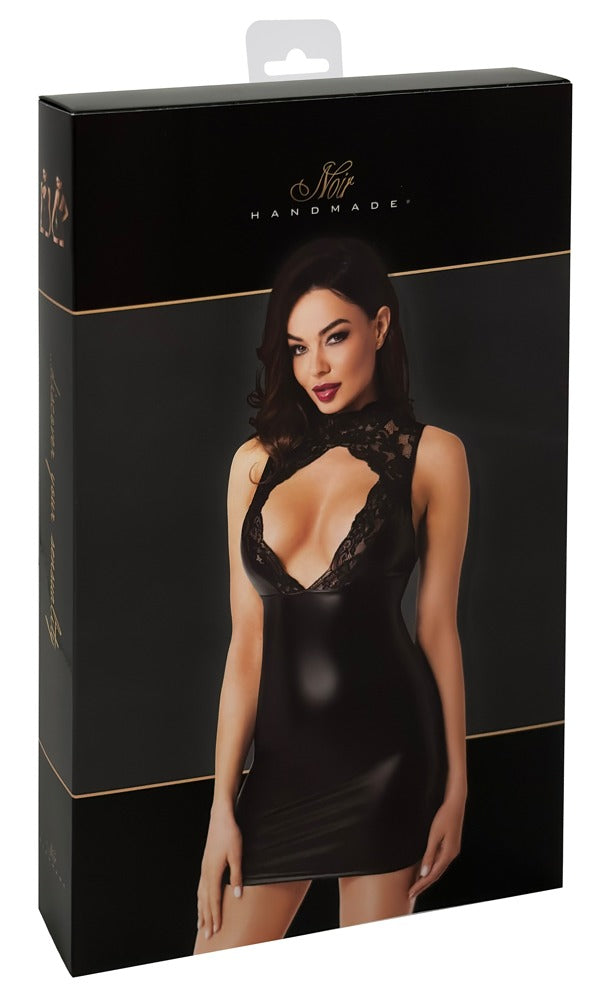 Noir Dress Lace XL - Minivestido Powerwet Negro con Encaje