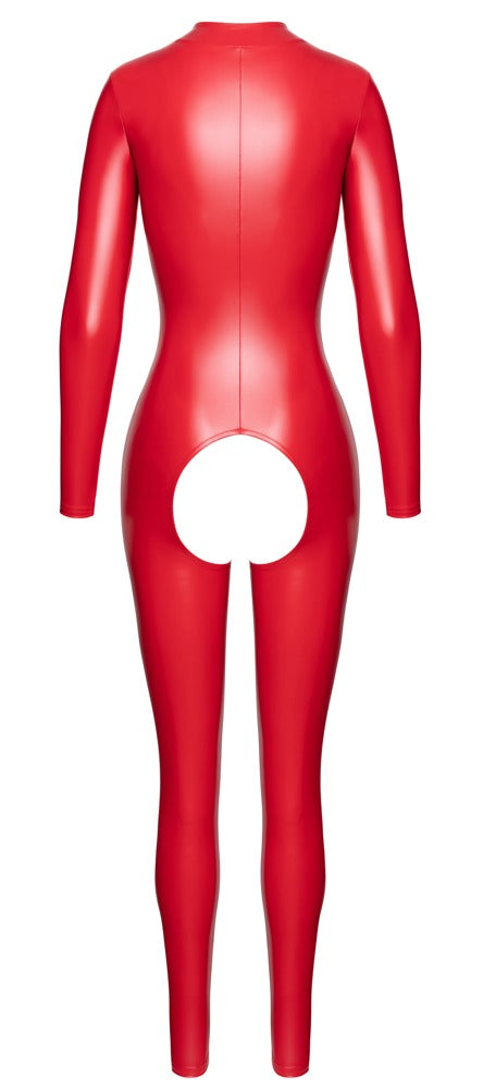 Noir Jumpsuit Red XL - Mono Powerwet sin Entrepierna