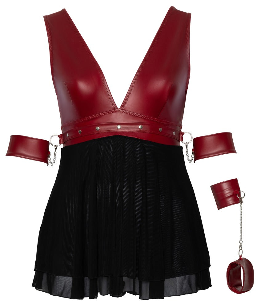Babydoll Bondage 4XL Cottelli - Camisón Erótico con Accesorios