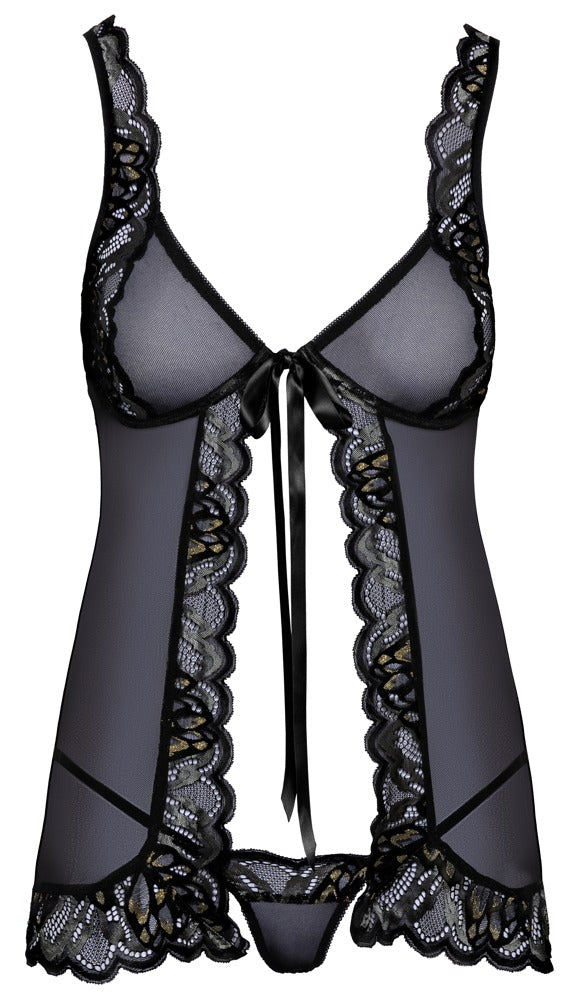 Babydoll y String S/M Kissable - Encaje Elegante