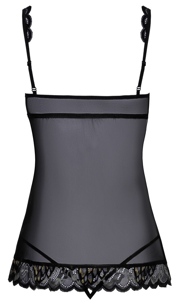 Babydoll y String S/M Kissable - Encaje Elegante
