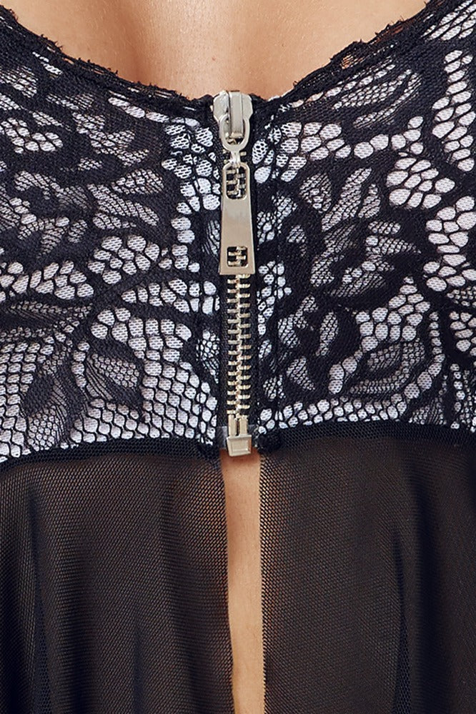 Babydoll & Thong L Cottelli Lingerie - Conjunto Lencería Sexy