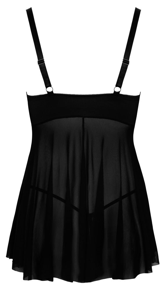 Babydoll & Thong XL Cottelli Lingerie - Conjunto Lencería Encaje