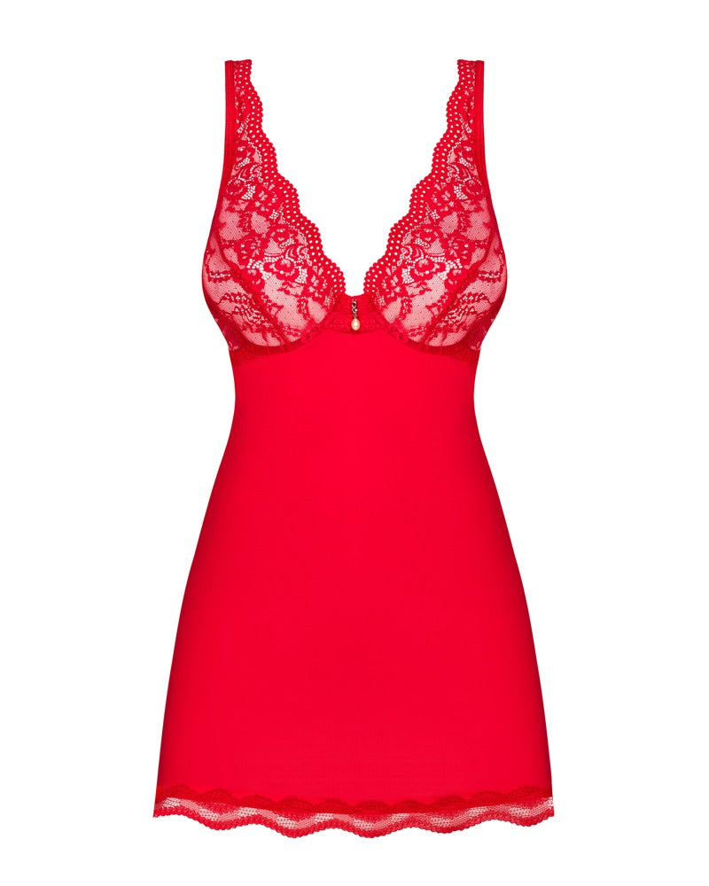 OBS Babydoll L/XL Rojo - Obsessive Luvae