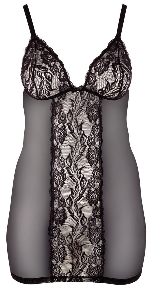 Lingerie Dress 4XL Cottelli Curves - Vestido Semitransparente con Encaje