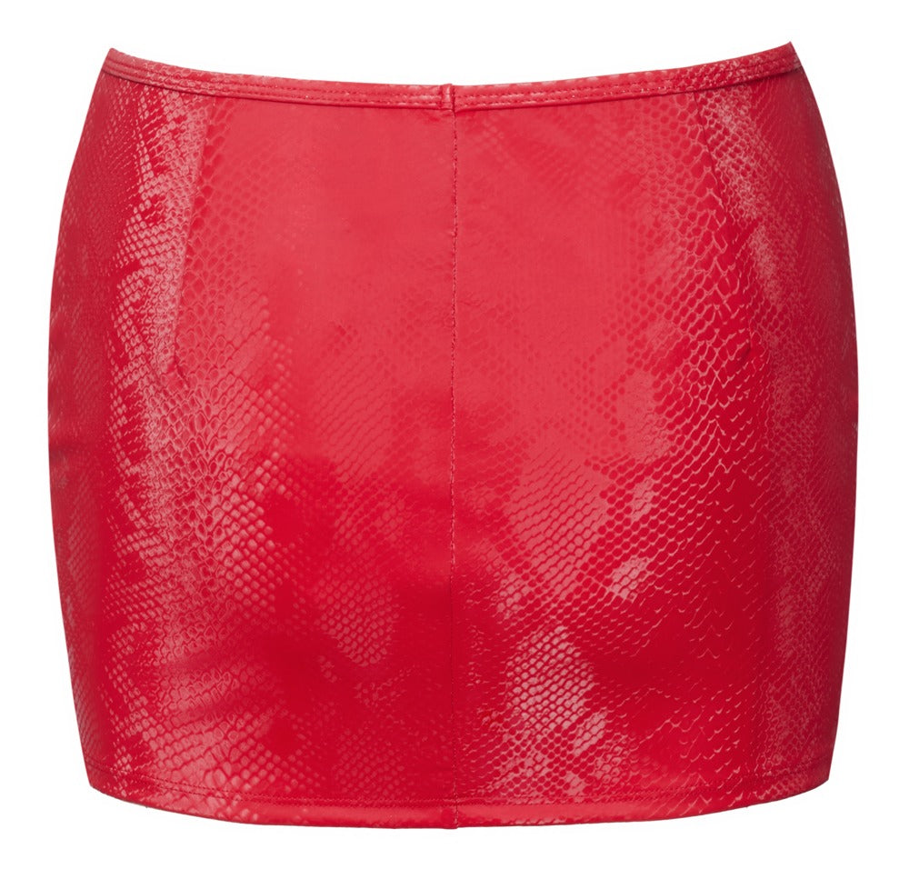 Mini Falda Roja Ajustada Cottelli PARTY - Talla L