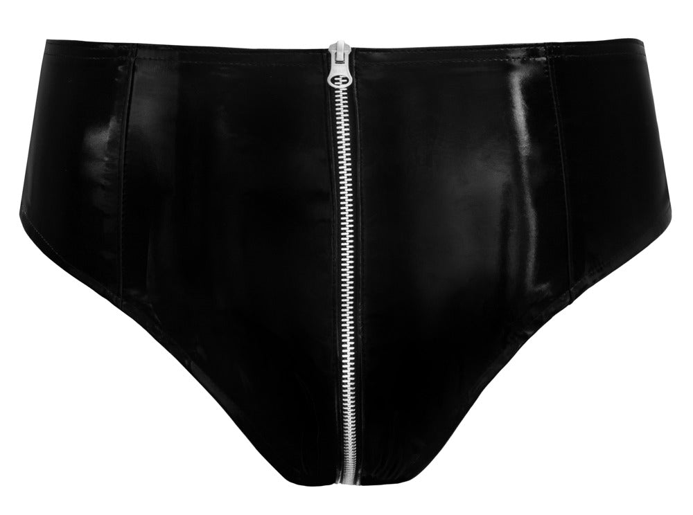 Pantalón de Vinilo con Cremallera XL - Black Level