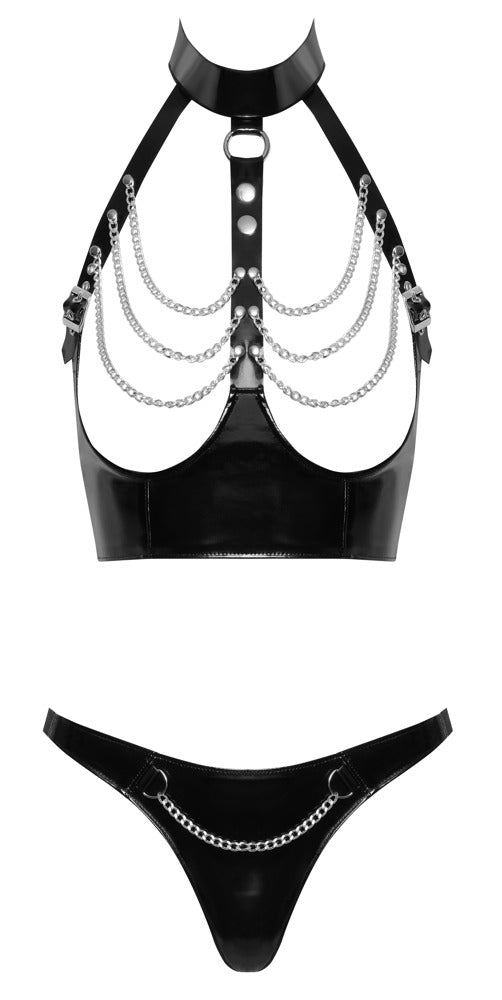 Vinyl Top Set Chains L - Black Level