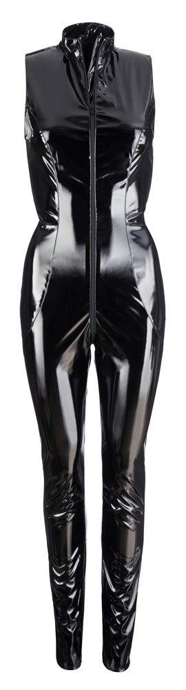 Vinyl Jumpsuit M Black Level - Mono Charol Negro Ceñido