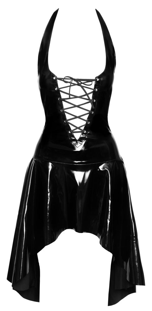 Vinyl Dress L Black Level - Vestido Charol Negro Brillante