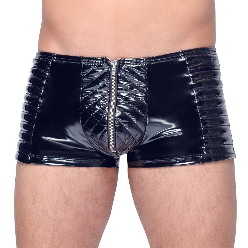 Pantalones Biker Vinilo Elástico Black Level XL - Estilo Motero Fetichista